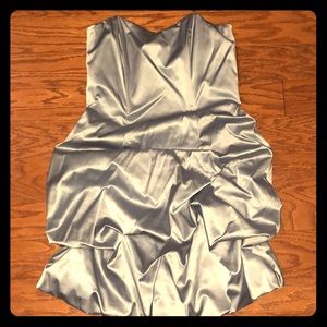 Strapless cocktail dress